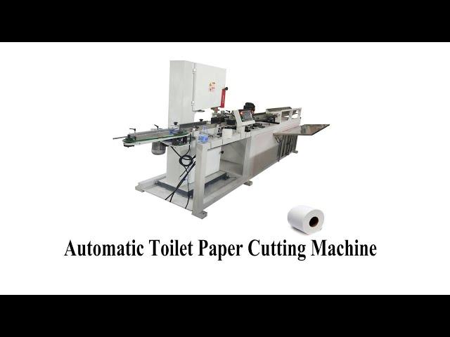 High speed small toilet paper band saw cutting machine