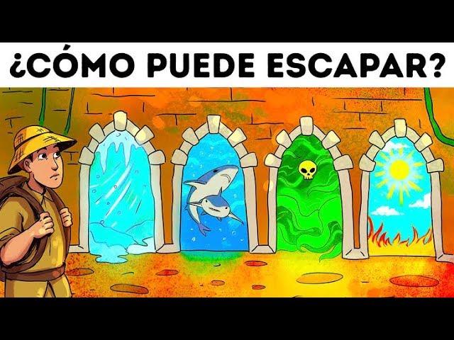 12 acertijos que comprobarán si puedes escapar del peligro