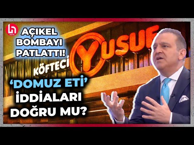 Domuz eti mi yedik? Köfteci Yusuf karmaşası doğru mu? Ekrem Açıkel'den skandal sözler!