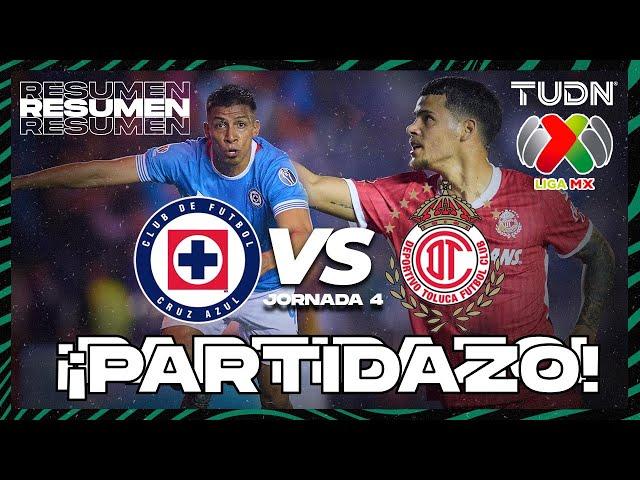 Resumen y goles | Cruz Azul vs Toluca | Liga Mx -AP2024 - J4 | TUDN