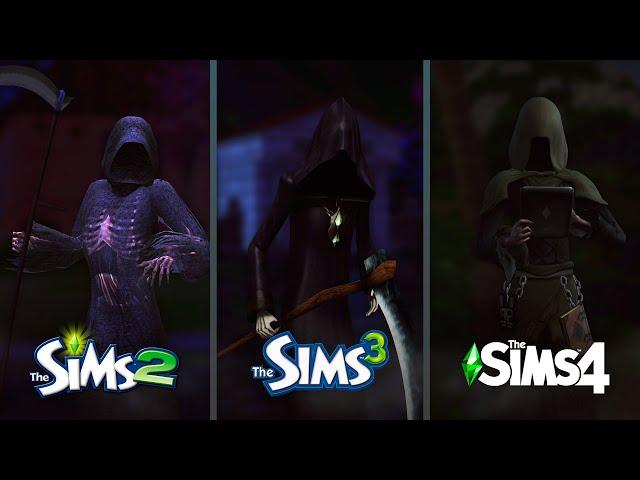 Grim Reaper at The Sims | 3 parts comparison