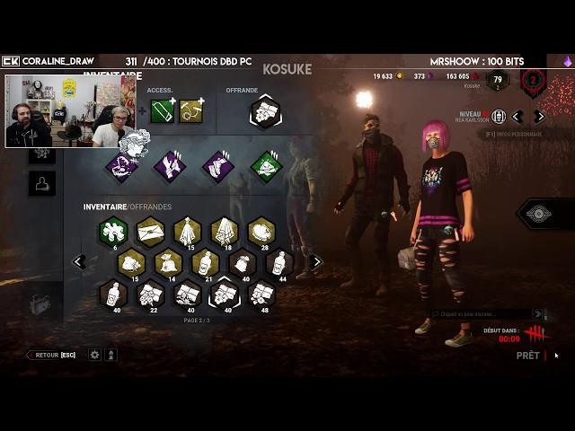 Archives et Rang 1 sur Dead By Daylight | Nuit Blanche Demain #23 ( 24 Janvier 2020 )