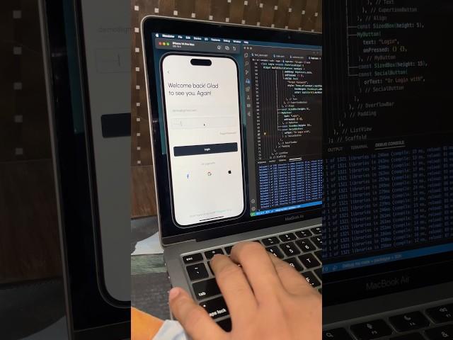 Login Page UI in Flutter ‍