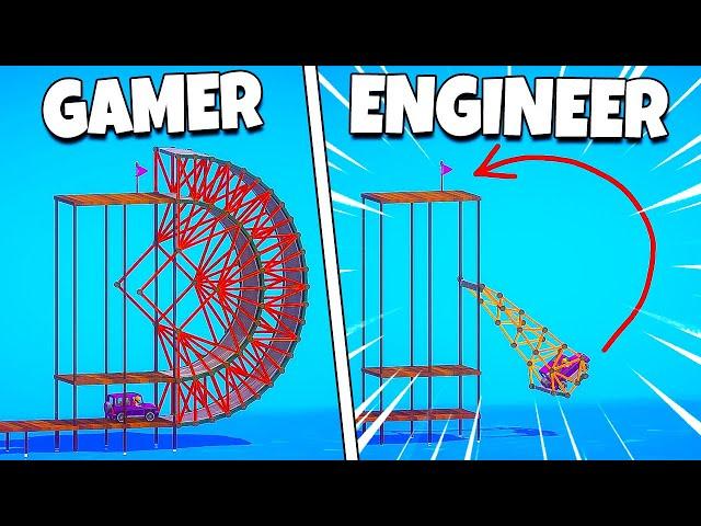 Professional Engineer versus the FINAL LEVEL of Poly Bridge 3...