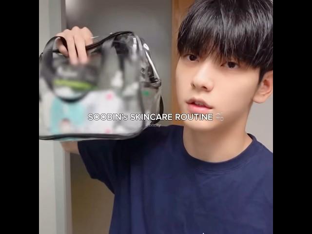 soobin’s skincare routine is the best! #trending #kpop #kpopidol #txt #txtsoobin #soobin #choisoobin