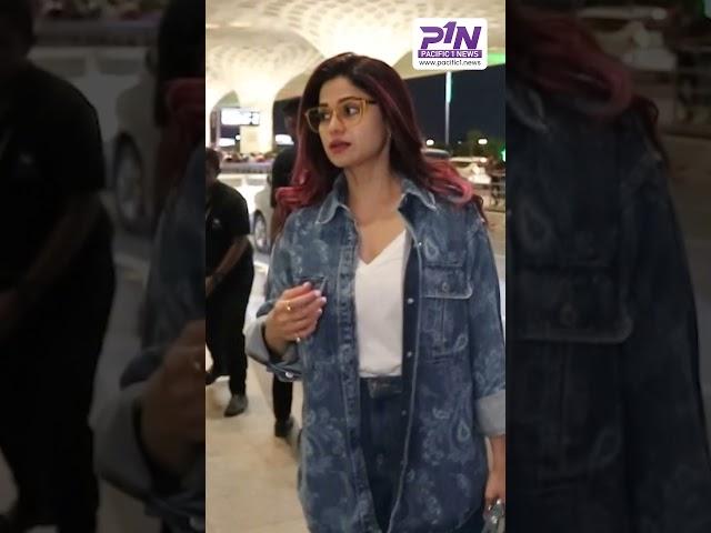 Shamita Shetty Spotted At Airport Departure