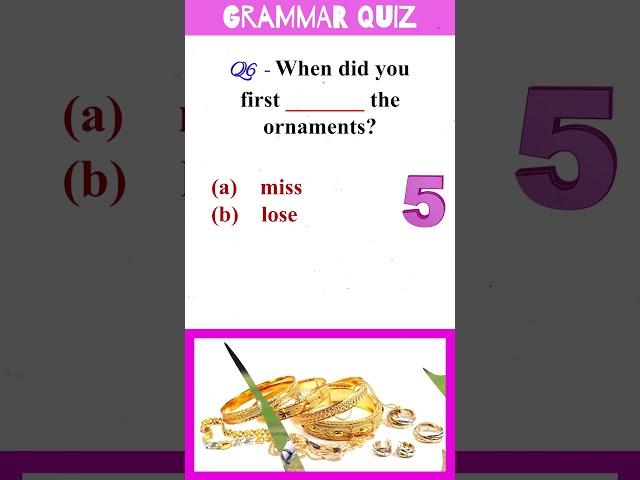 BASIC ENGLISH GRAMMAR TEST