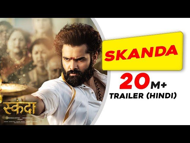 Skanda Trailer (Hindi) | Ram Pothineni, Sree Leela | Boyapati Sreenu | Thaman S | SS Screens