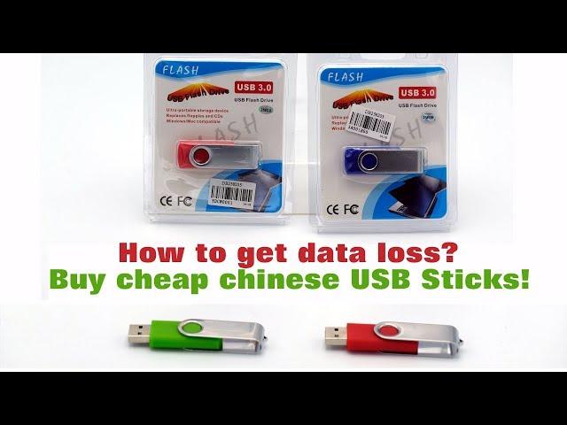 Cheap chinese USB Sticks = corrupt data