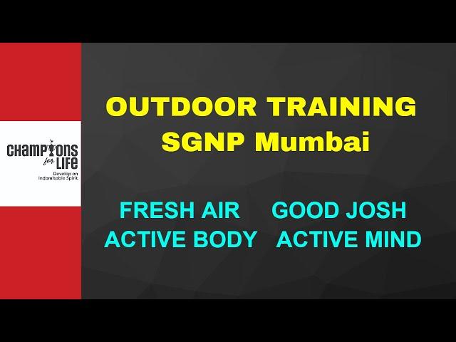 Outdoor training at SGNP for KWF India Team | BUJUTSU BHARAT