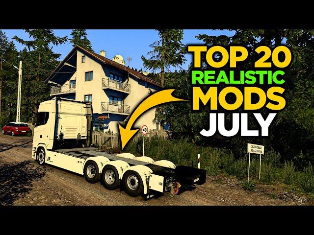 Top 20 ETS2 1.50 Realistic Mods - July 2024 | ETS2 Mods