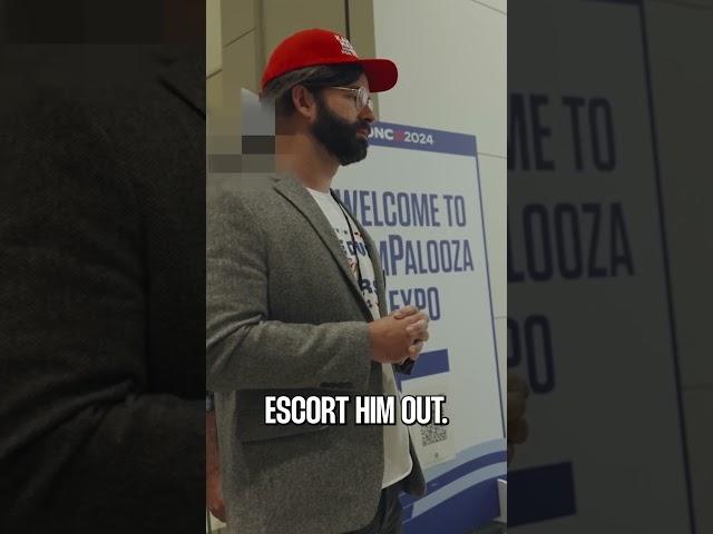 WATCH: @MattWalsh gets kicked out of the DNC after going undercover to promote his new movie.