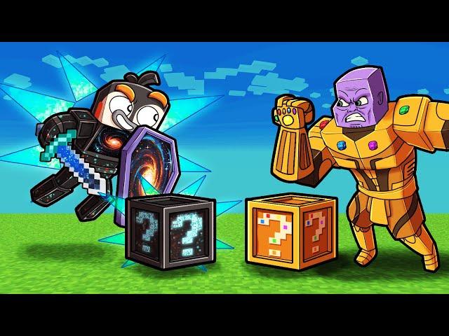 THANOS LUCKY BLOCK vs INFINITY LUCKY BLOCK! (Minecraft)