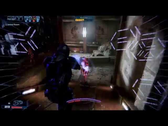 Mass Effect 3: Human Adept v Cerberus on Giant Hazard | 35:24 | Platinum Solo