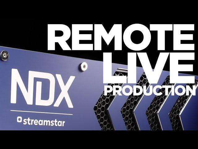 REMOTE LIVE PRODUCTION - Streamstar tutorial