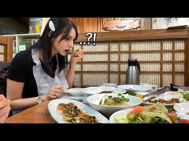 Second day of my hometown, girlfriend shocked about my region Korean food