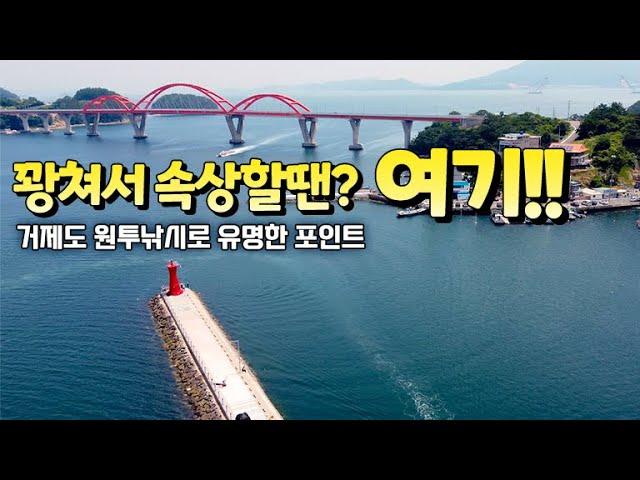 거제도 낚시포인트(감성돔, 도다리, 노래미)가 잘 올라와요~~!