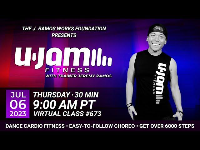 Virtual 30 Minute U-Jam Fitness Class with Jeremy Ramos (07/06/2022) - 9:00AM PT