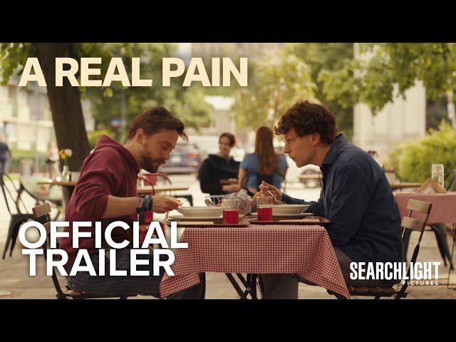 A REAL PAIN | Official Trailer | Searchlight Pictures