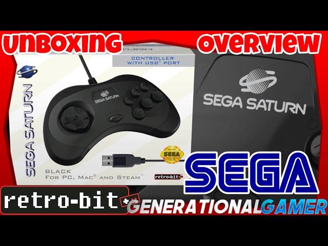 Sega Saturn USB Controller by Retro-Bit (Overview)