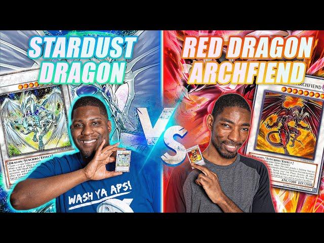 STARDUST vs RED DRAGON ARCHFIEND! Yu-Gi-Oh 5Ds Theme Duel!