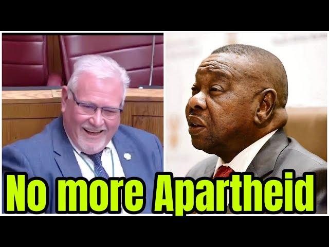 Minister Blade Nzimande angry rant after question from DA.