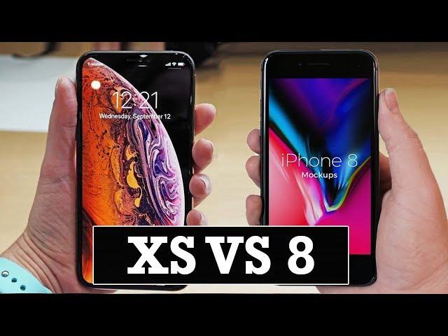 iPhone XS vs iPhone 8 - SPEED TEST 2019