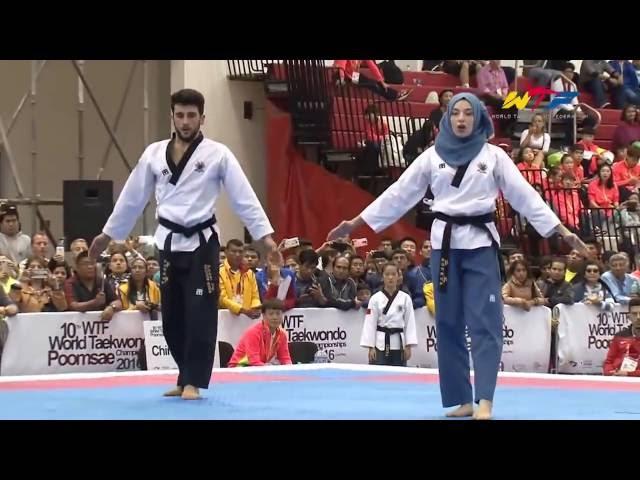 Taekwondo Dünya şampiyonu Emirhan ve kübra'nın müthiş performansı