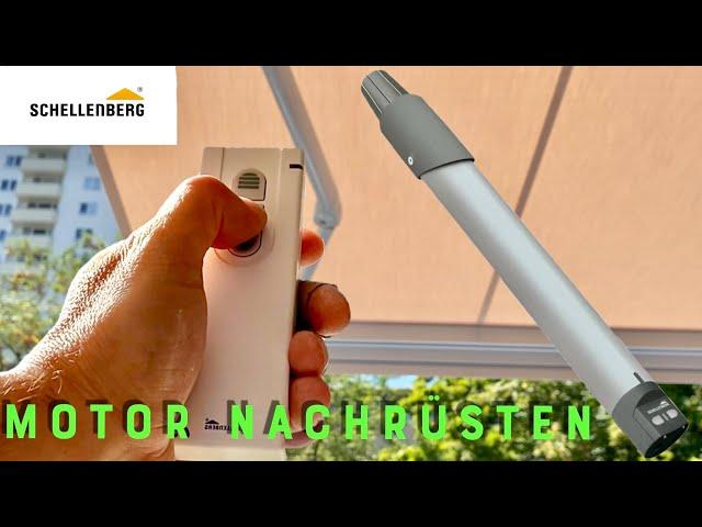 Retrofitting, installing and setting up the awning motor