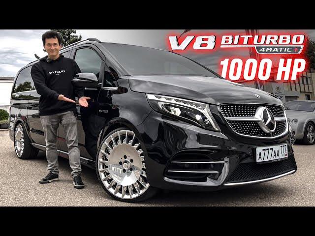 Проект 1000 л.с. V-CLASS! 20 МЛН автобус УБИВАЕТ СУПЕРКАРЫ! GAD MOTORS Mercedes-Benz V-Class с V8.