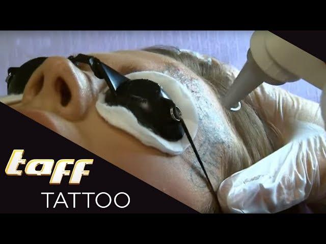 TATTOO auf der STIRN BEREUT: Ab unter den Laser | taff Tattoo | ProSieben