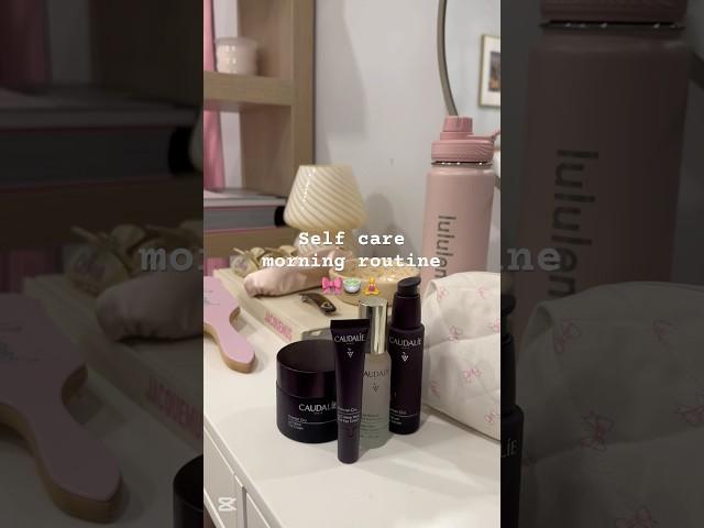 Self care morning routine vlog #skincare #mymorningroutine #skincareroutine #aesthetic #thatgirl