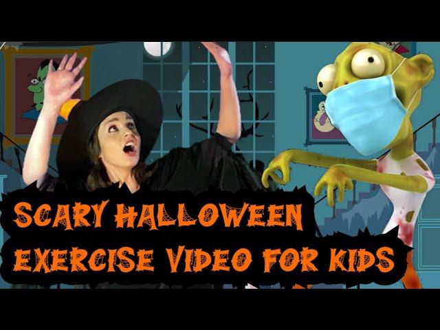 Halloween Exercise for Kids | Spooky Indoor Workout for Children | No Equipment PE lesson for Kids