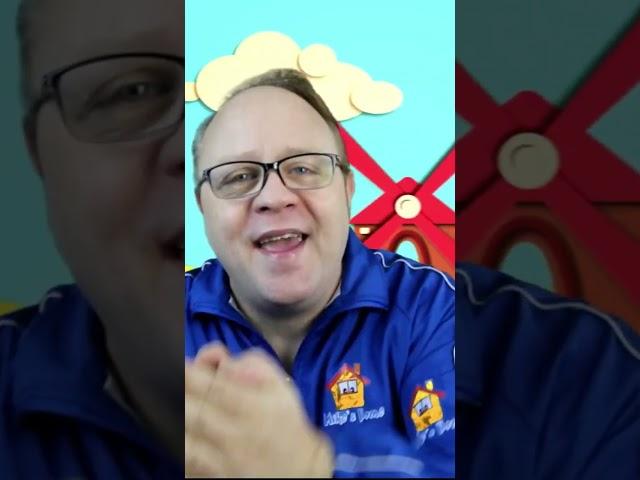 ESL WARM UP: "LITTLE WINDMILL" - For Kindergarten and Online English Class   #shorts