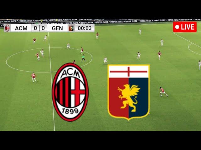 in diretta : Milan vs Genoa | Serie A 24/25