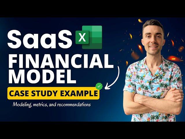 Finance Case Study Example | SaaS Startup Financial Model [Template Included]