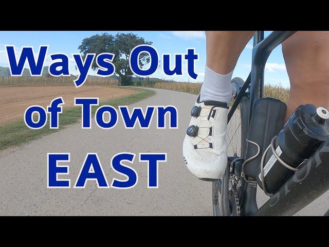 Girona Bike Rides:Useful Stuff - Way Out East (to Els Angels)