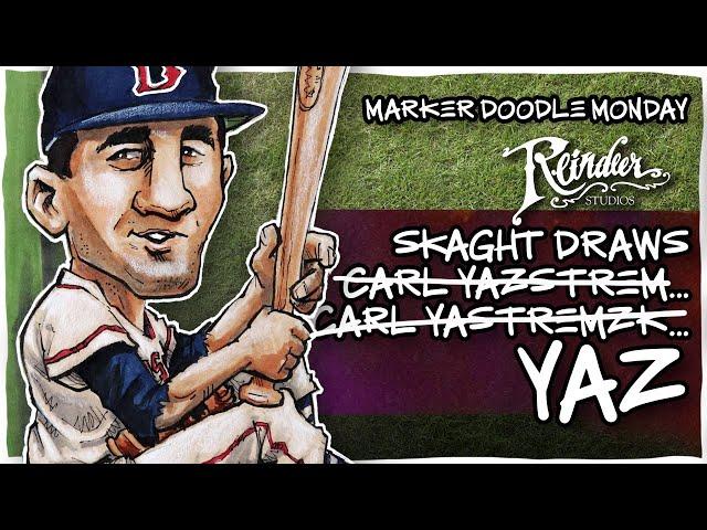 Carl Yastrzemski | Marker Doodle Monday