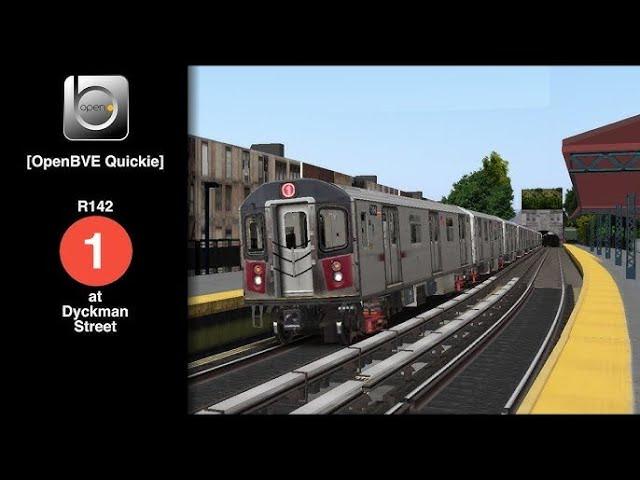 NYCT-openbve 1 local trian.. 137 street city collage to south ferry...R142A