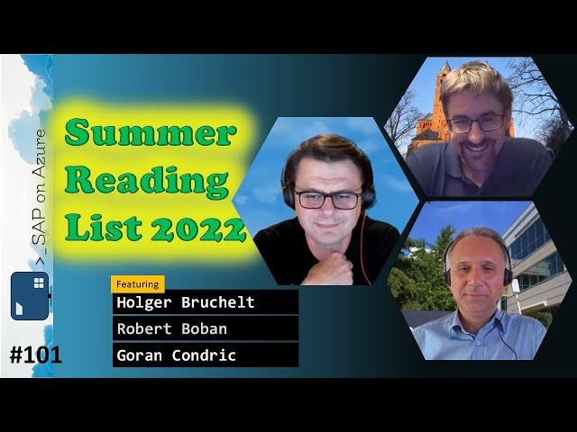 #101 - The one with the SAP on Azure Summer 2022 reading list | SAP on Azure Video Podcast