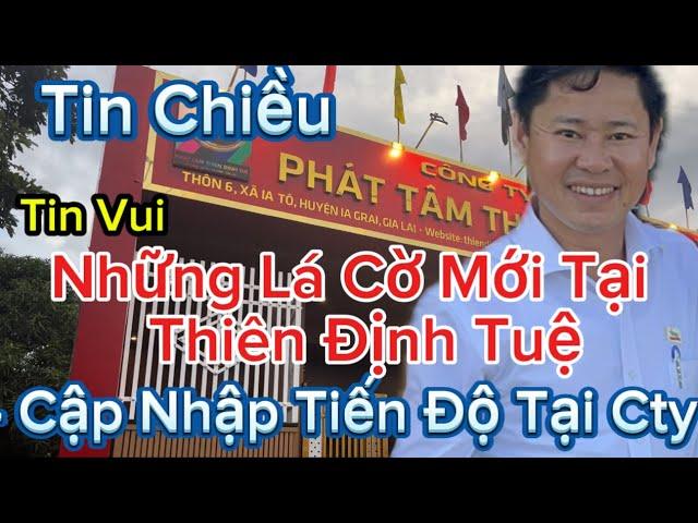 Tin Vui . Những Lá Cờ Mới Tại Phát Tâm Thiên Định Tuệ . & Tiến Độ Tại Cty