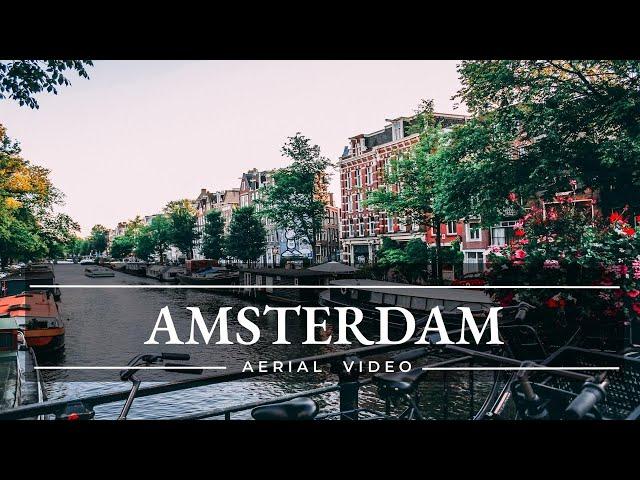 Amsterdam, Netherlands  | Aerial Tour By Drone #amsterdam #netherlands