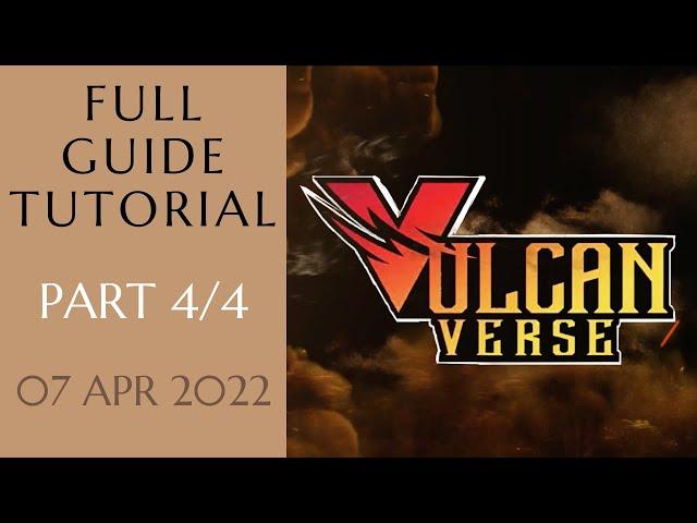 Vulcan Verse Tutorial - What is and how to play VULCAN VERSE - Full Guide play to earn game 07/04/22