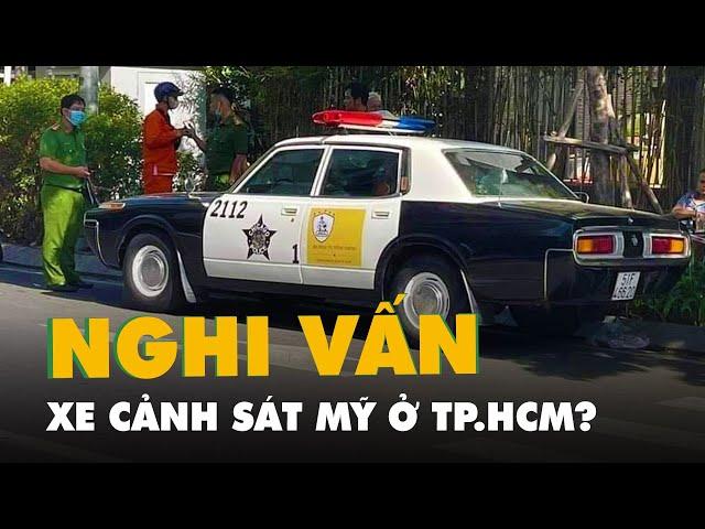 Xôn xao hình ảnh "xe cảnh sát Mỹ" xuất hiện tại TPHCM