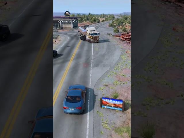 Beamng Realistic Highway Crashes #511