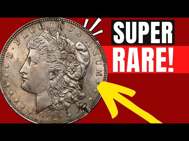 RARE 1921 SILVER MORGAN DOLLAR COINS!