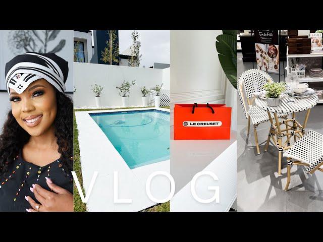 VLOG || BACKYARD MAKEOVER || NEW PATIO SET || NEW CURTAINS || COOK WITH ME || HERITAGE FEAST