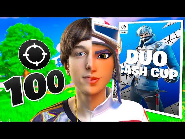 The NEW PETERBOT of Fortnite ? - (100 KILLS DUO CASH CUP W/Smiderwan) | Teesu