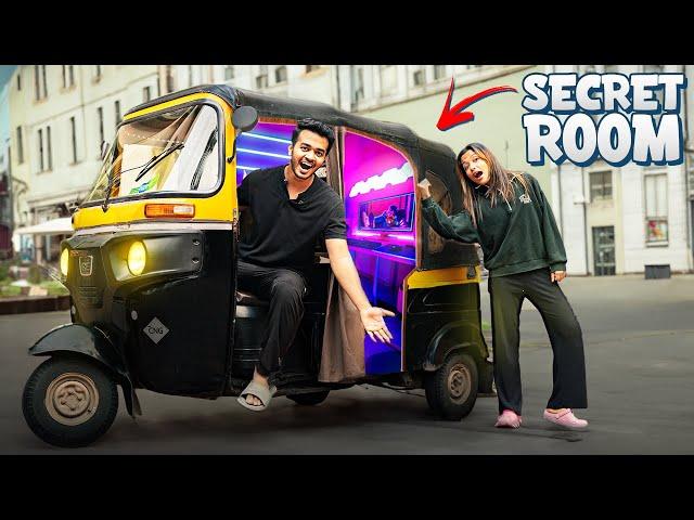 I Built a Secret Room in Auto Rickshaw! Ft. ​⁠@RIYAGOGOI