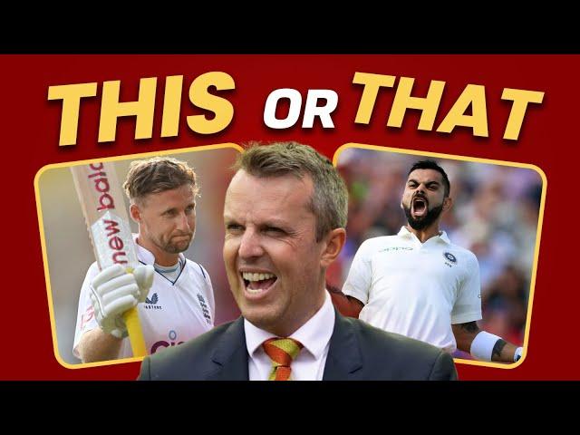 THIS OR THAT: Virat Kohli or Joe Root | Ft. Graeme Swann